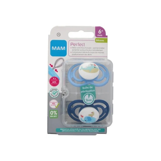 MAM Supreme Nuit 2 Sucettes...